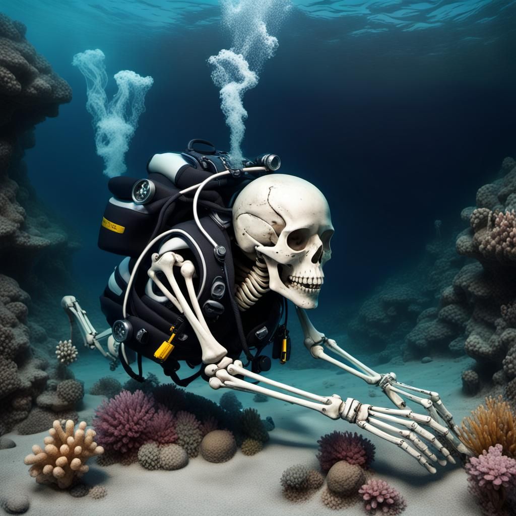 Underwater Skeleton Deep Diver
