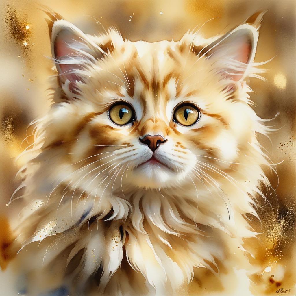 Golden Ragdoll Kitten