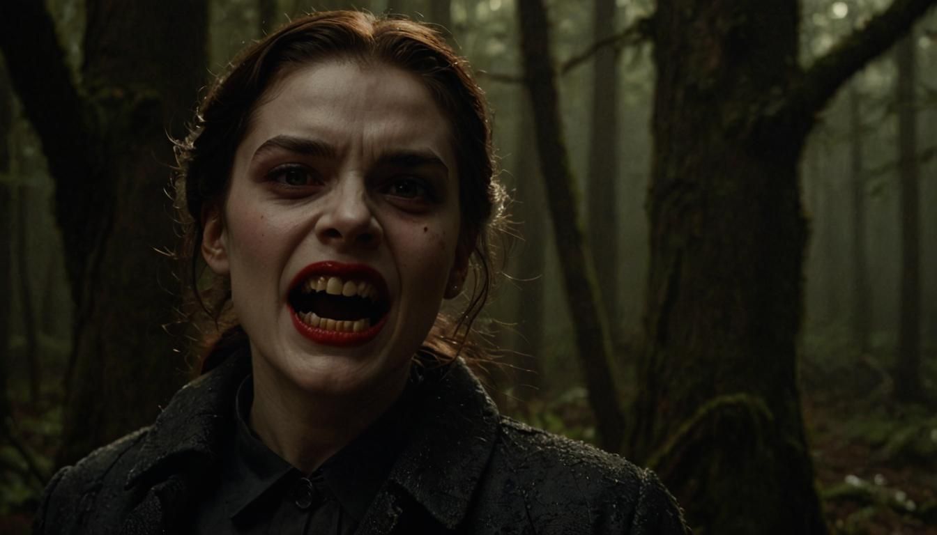 Bella Ramsey as Vampire in Gothic Horror Style
