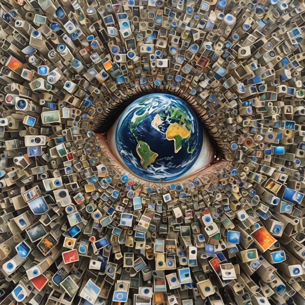 AI Generated World Through Eyes