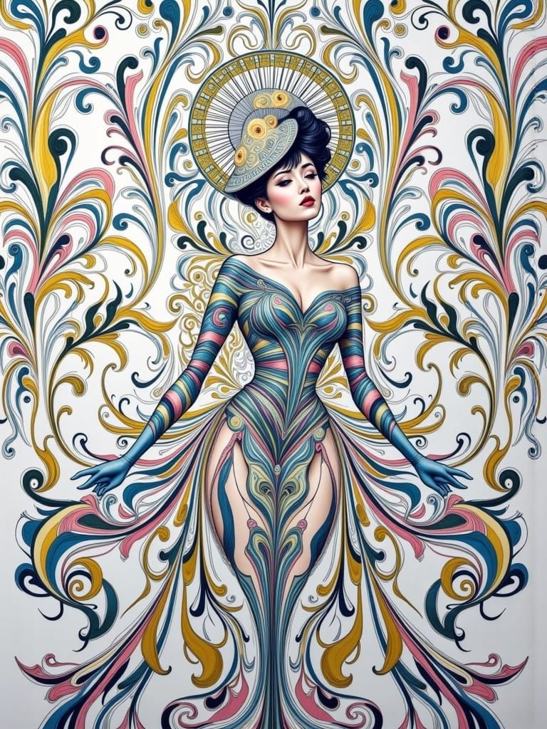 Amaterasu in Haute Couture: A Photorealistic Impression