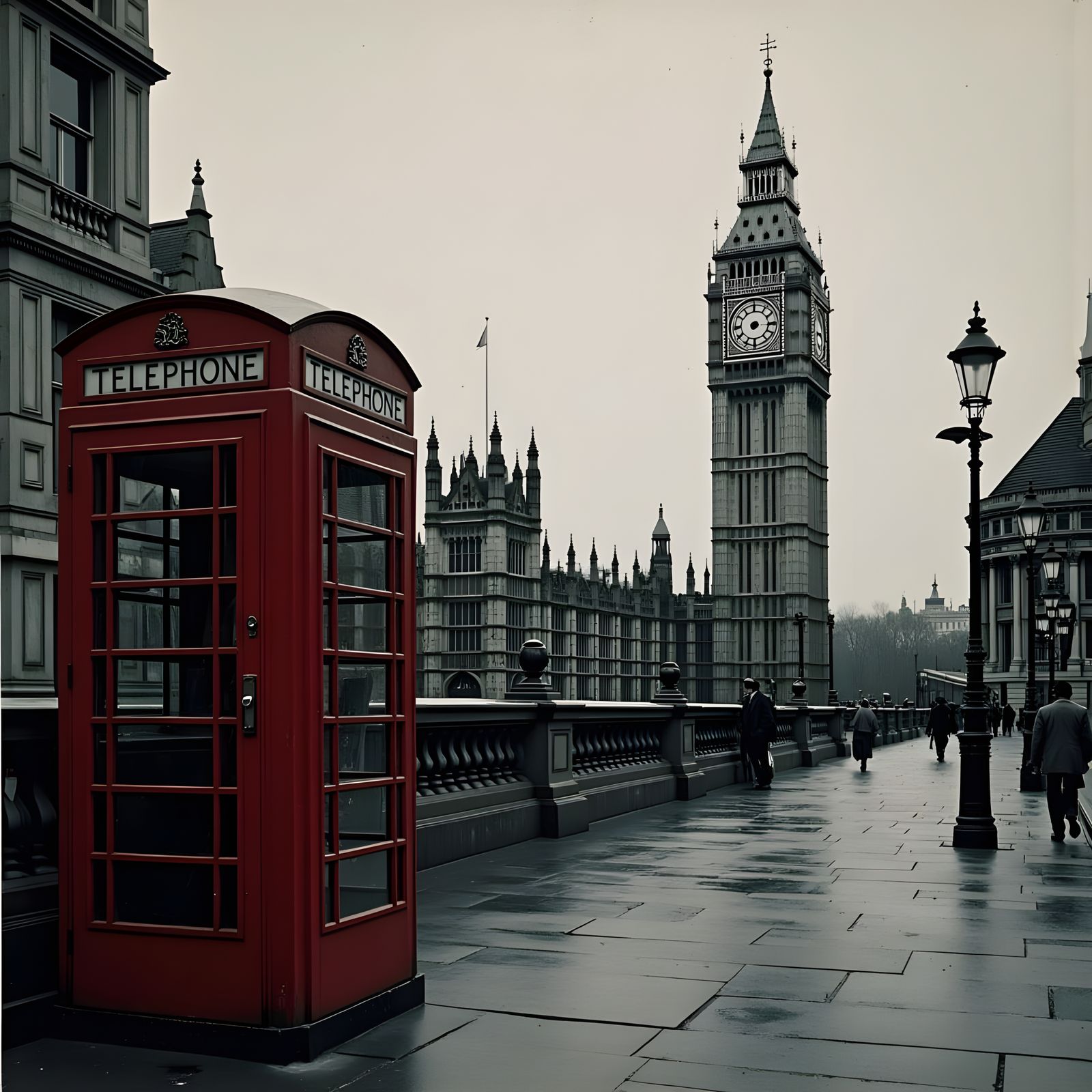 London Scene in Black and White Photography