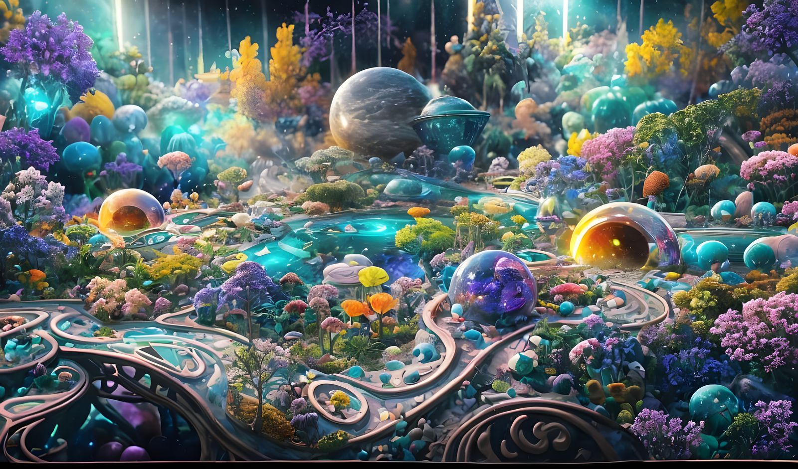 Cosmic Dreamscape Zen Garden