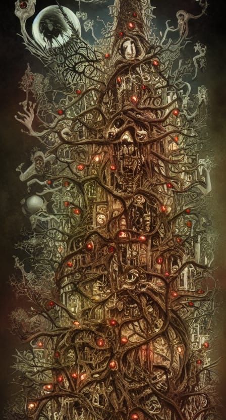 Spooky Christmas Tree