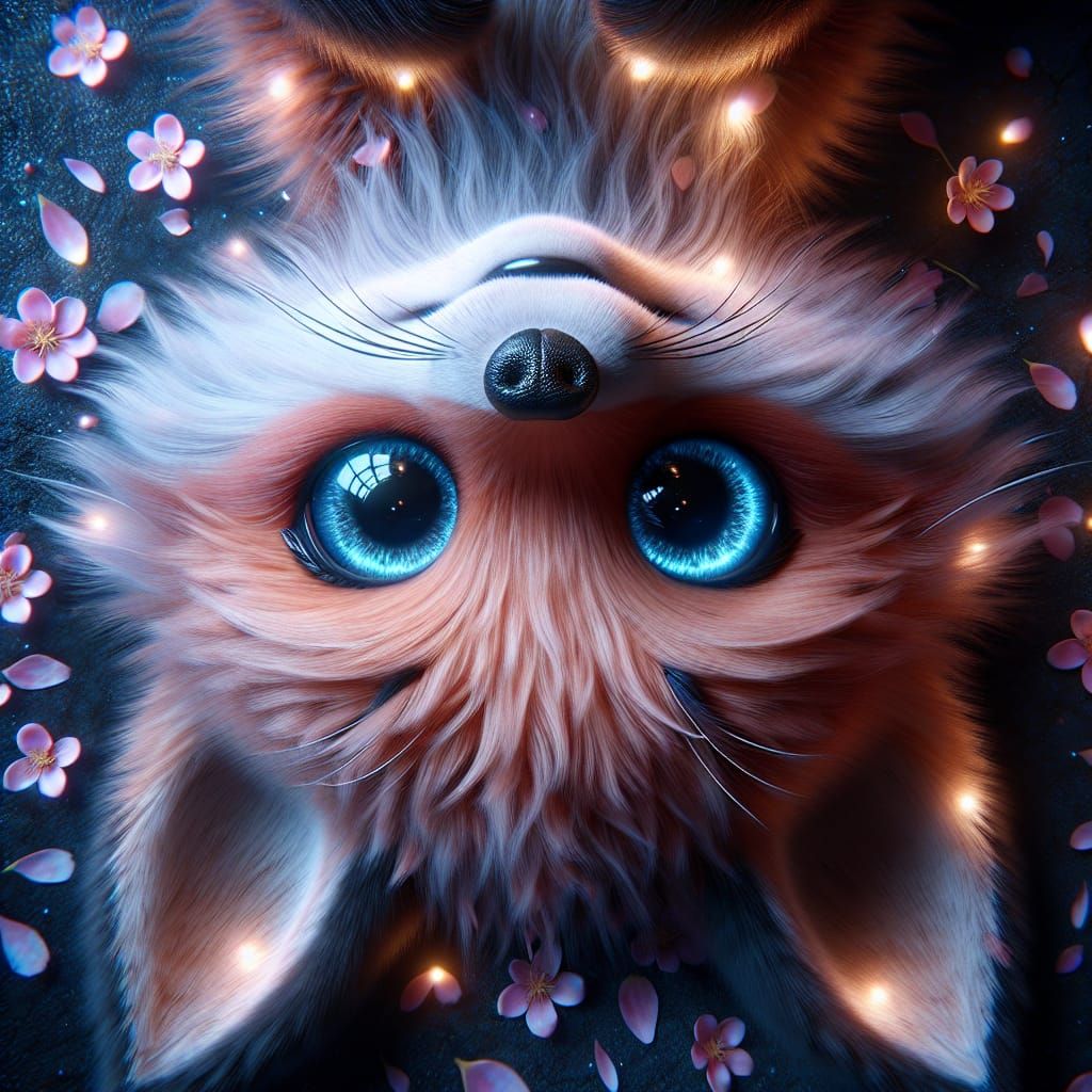 Enchanting Red Fox in Hyperrealistic Digital Art