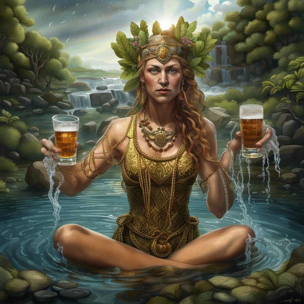 Dea Latis, Roman-Celtic Goddess of the Pool, Water and Beer