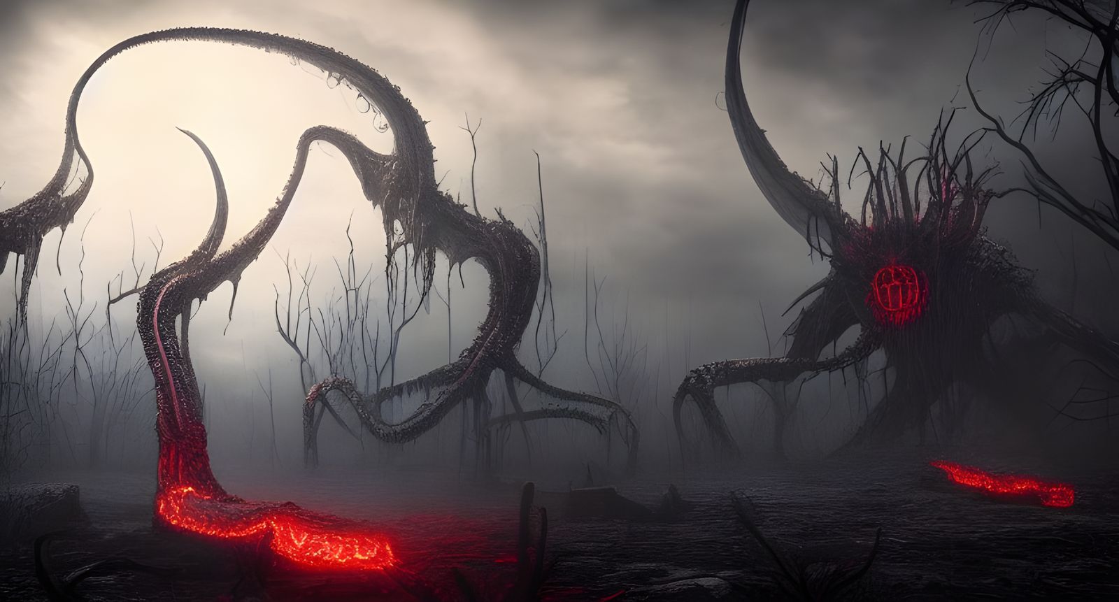 Lovecraftian Elder God in a Post-Apocalyptic World