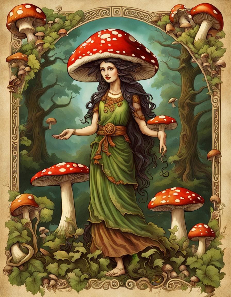 Goddess Devana: Mushroom Symbol of Slavic Mythology