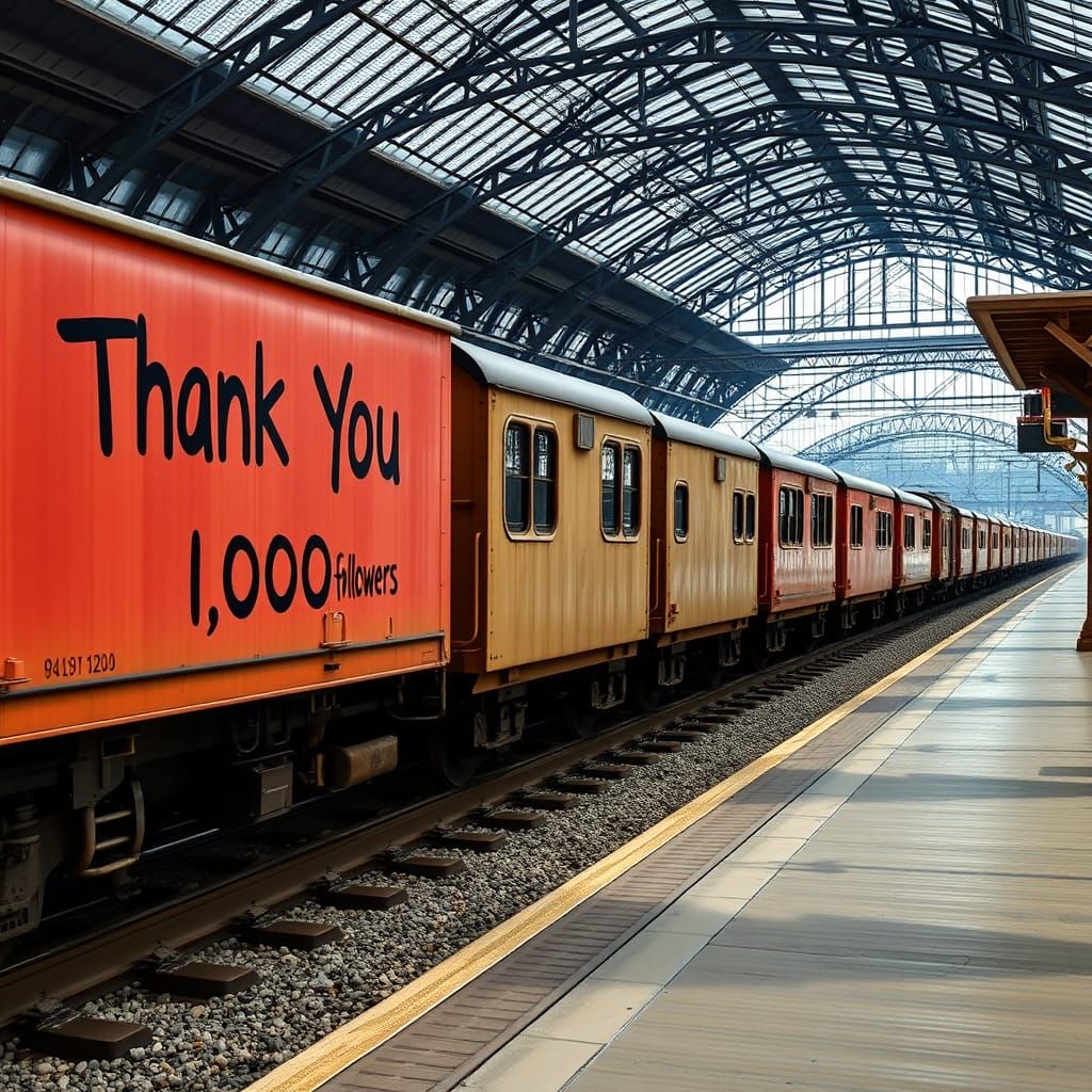 A Train in Gratitude Pulls into the Station