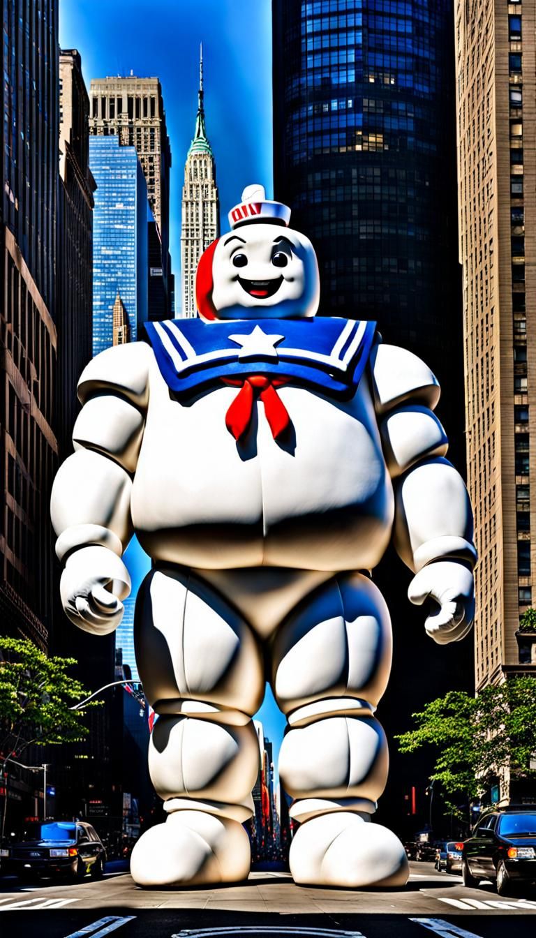 Giant Marshmallow Man.