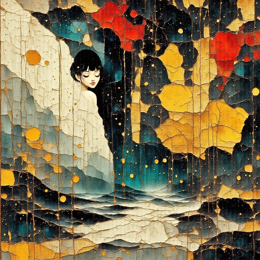 Ethereal Perfume Paradise with Vibrant Colors