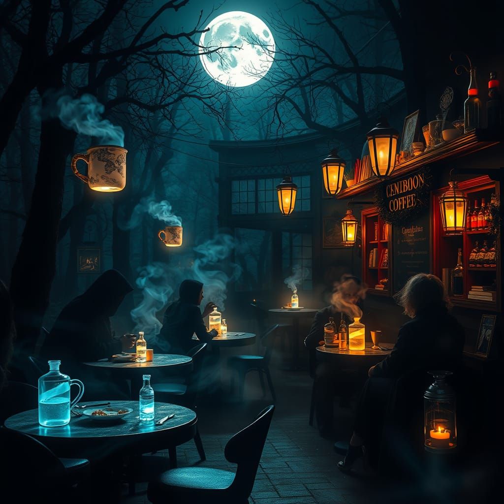 Mystical Coffeehouse on International Coffee Day