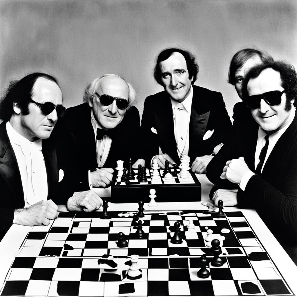 Man on the Moon: A Surreal Pop Art Dream