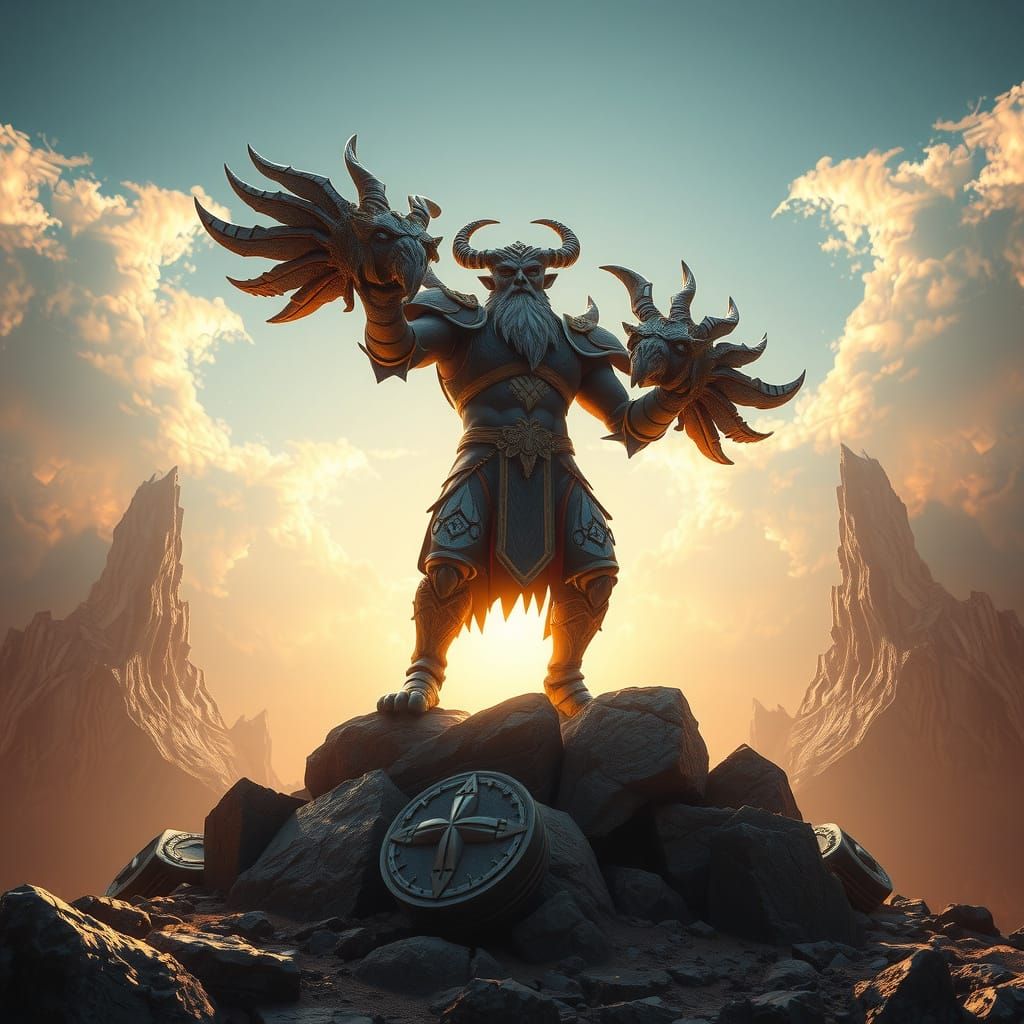 Epic 3D Og Warrior in Unreal Engine 5