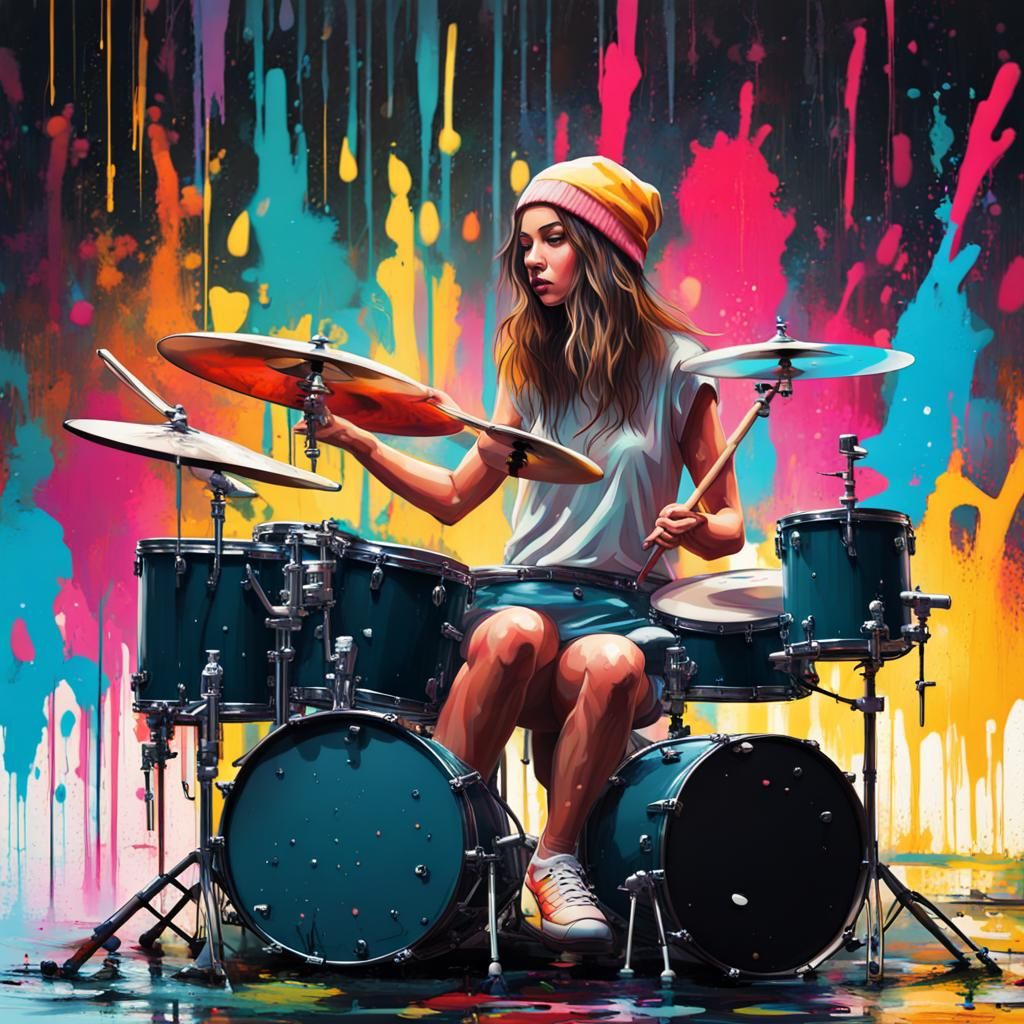 Beautiful artist girls