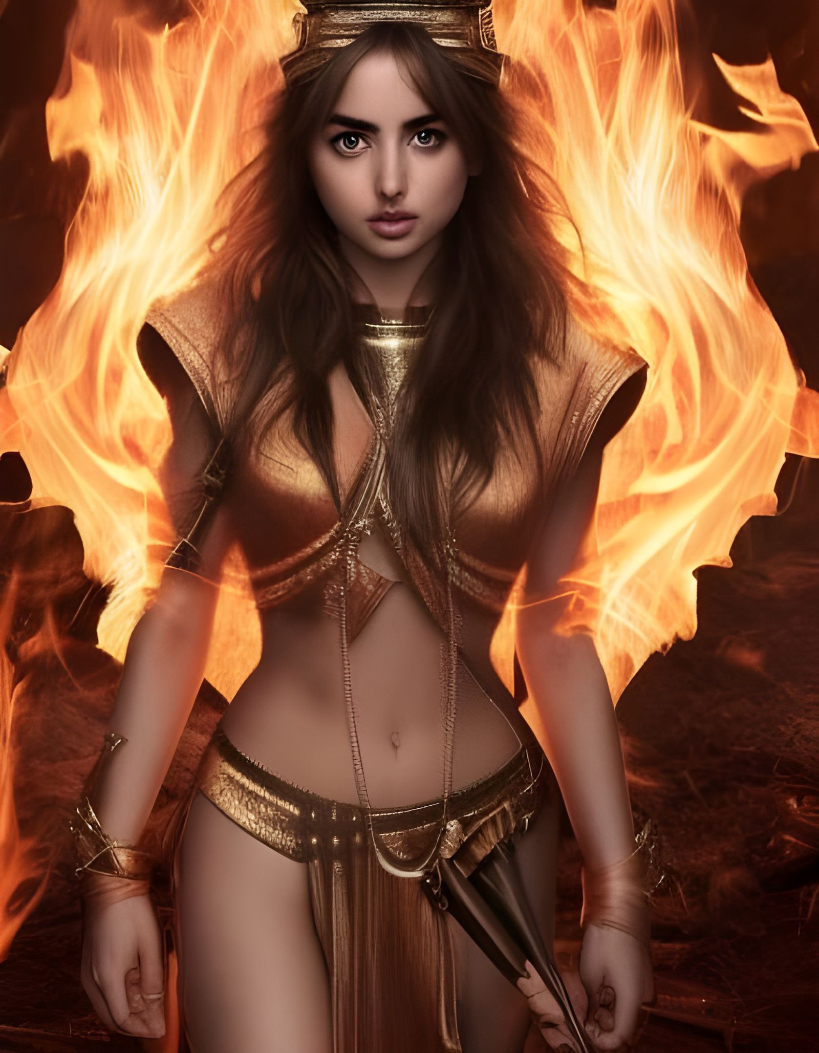 Goddess of Fire and Destruction Portrait