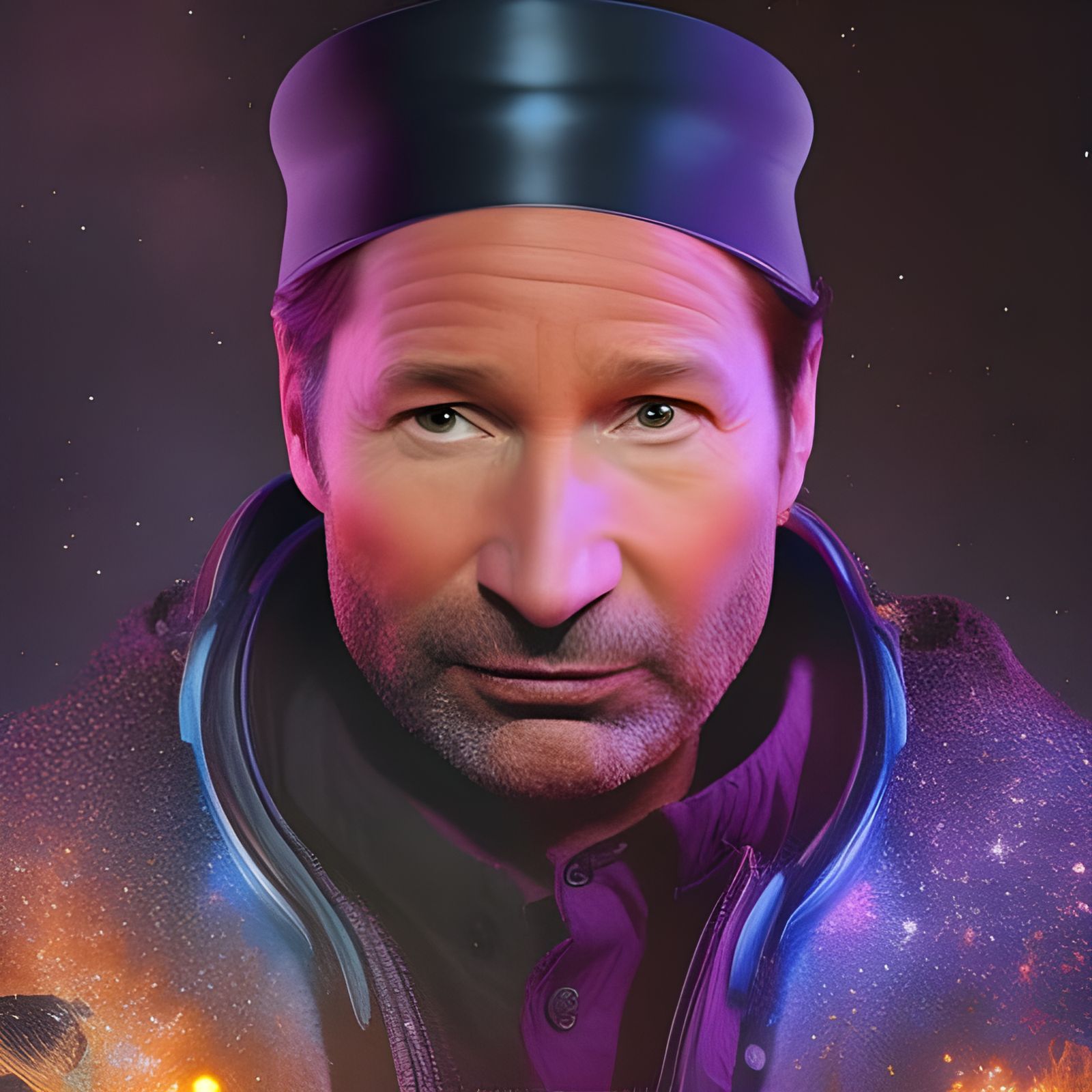 David Duchovny Informs Viewer of Smurf Identity