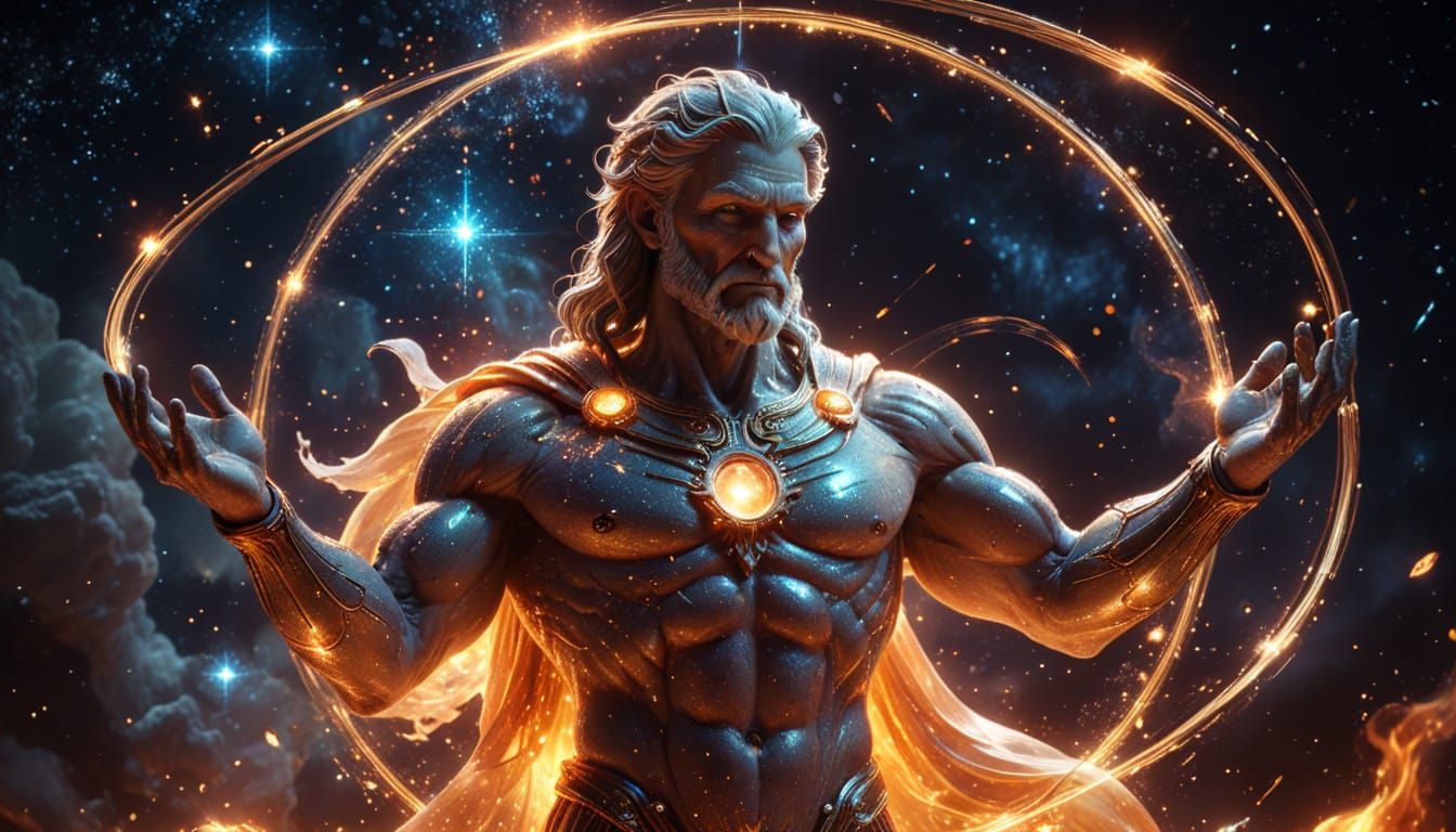 Saturn and Aries in a Holographic Projection