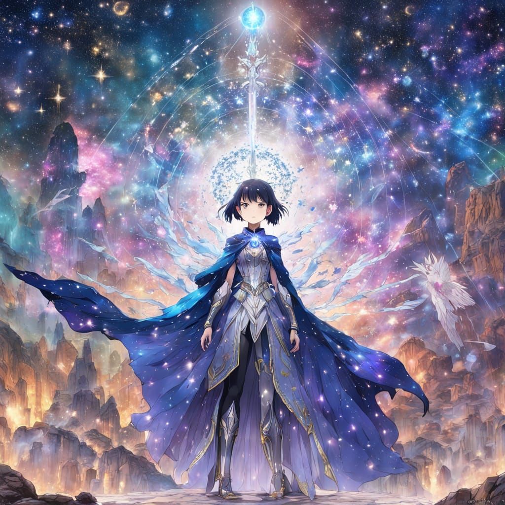 Celestial Warrior Ayaka Hoshizora Shines with Serenity and S...