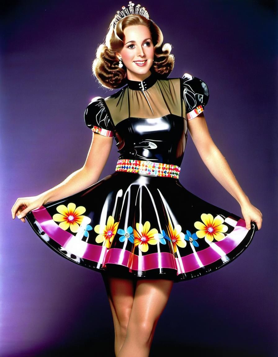 Princess Catherine in See-Through Latex Maid Dress