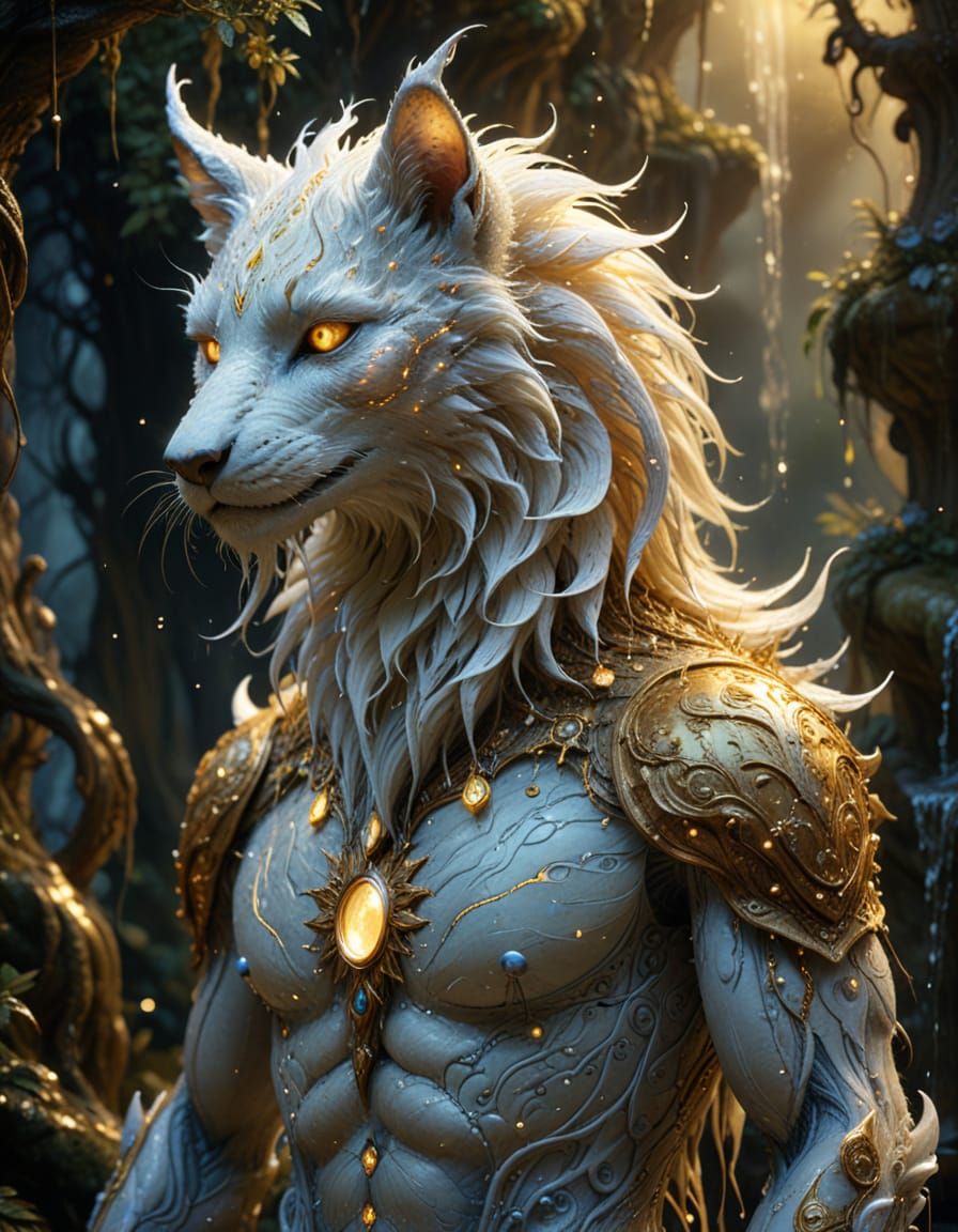 Fantasy Creature by Liquid Light Fountain