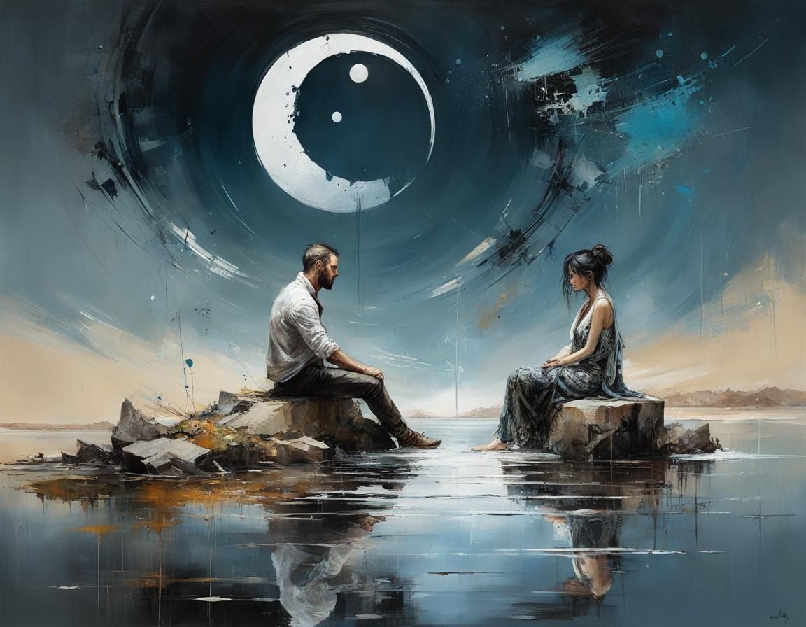 girl and boy/ yin and yang 3