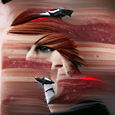 Commander Shepard Digital Portrait: Space Explorer