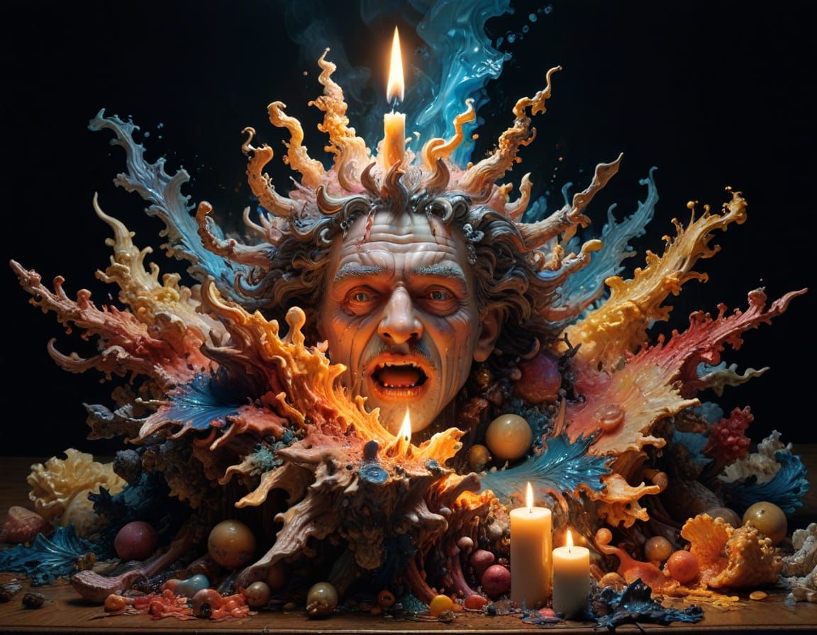 Dystopian Dreamscape: A Hyperrealistic Photo-Illusion