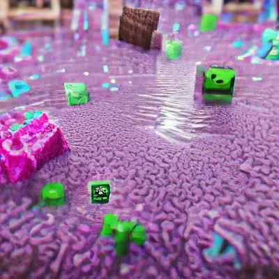 Minecraft Slime in 3D