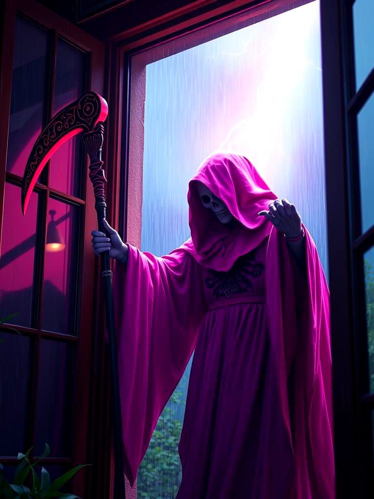 Grim Reaper in Pink
