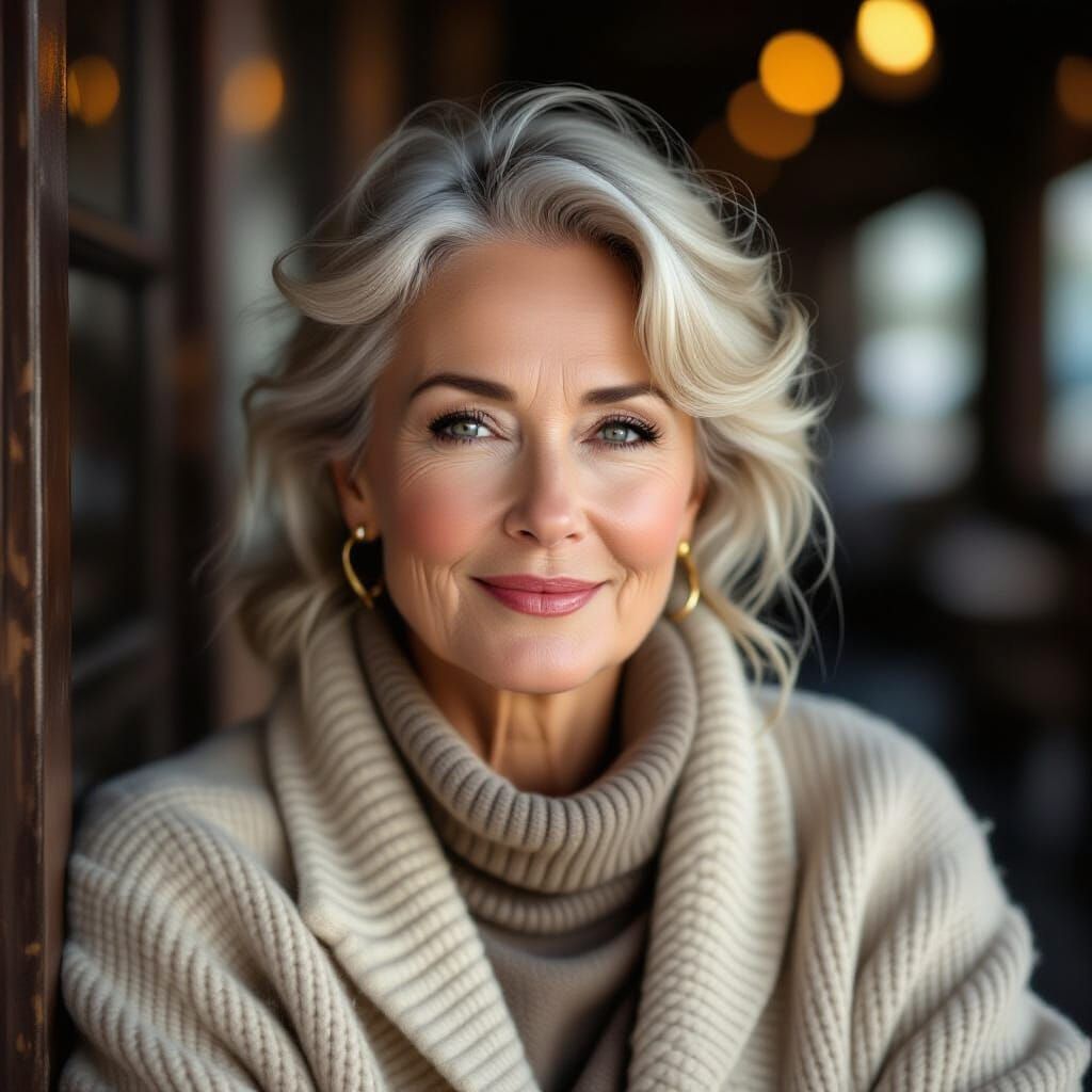 Realistic Photo of a Mature Subject