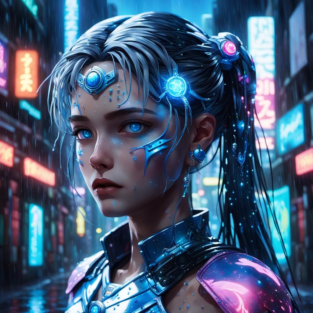 Sailor Moon: Cyberpunk Cyborg Concept Art