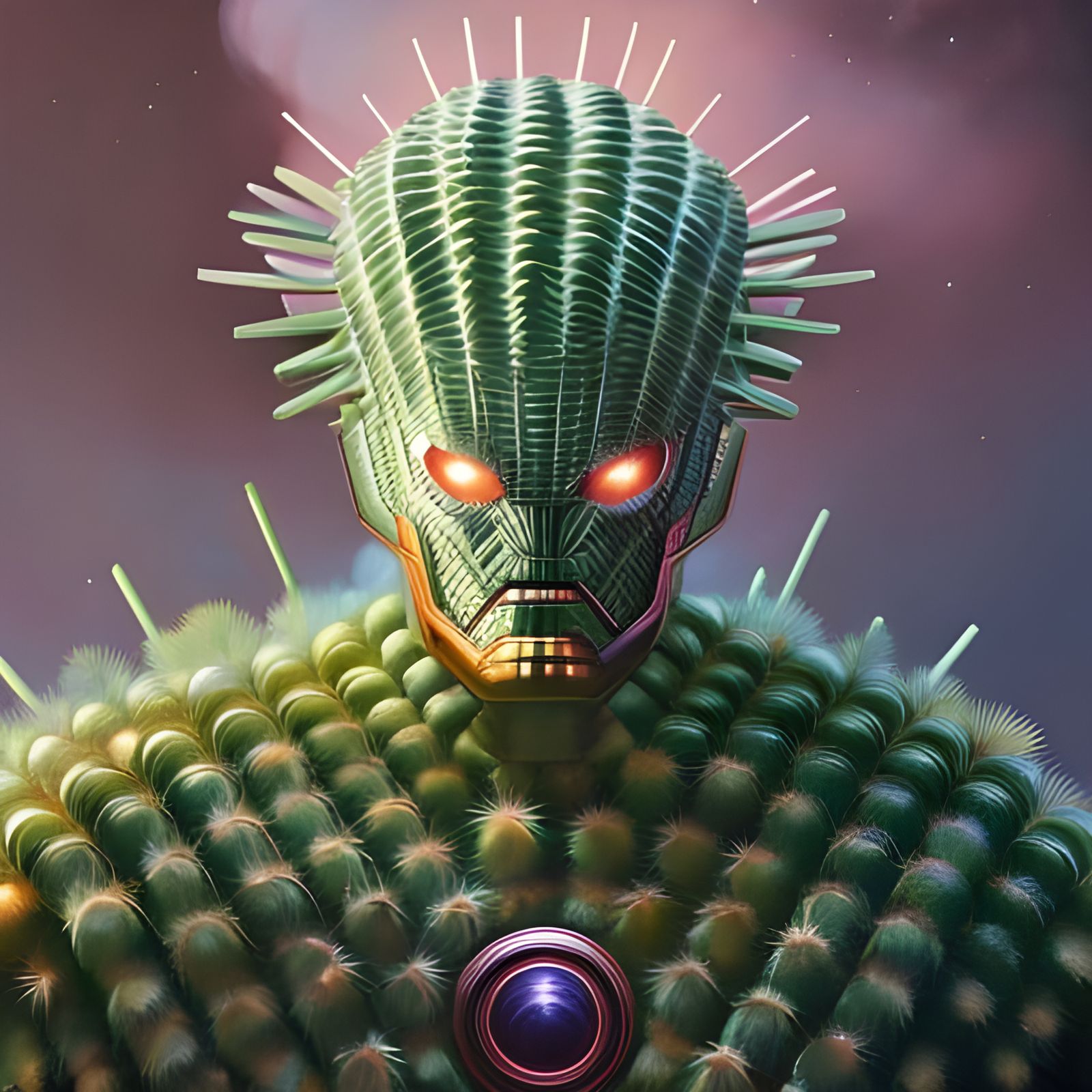 Galactus in the Desert, Hyperdetailed Concept Art