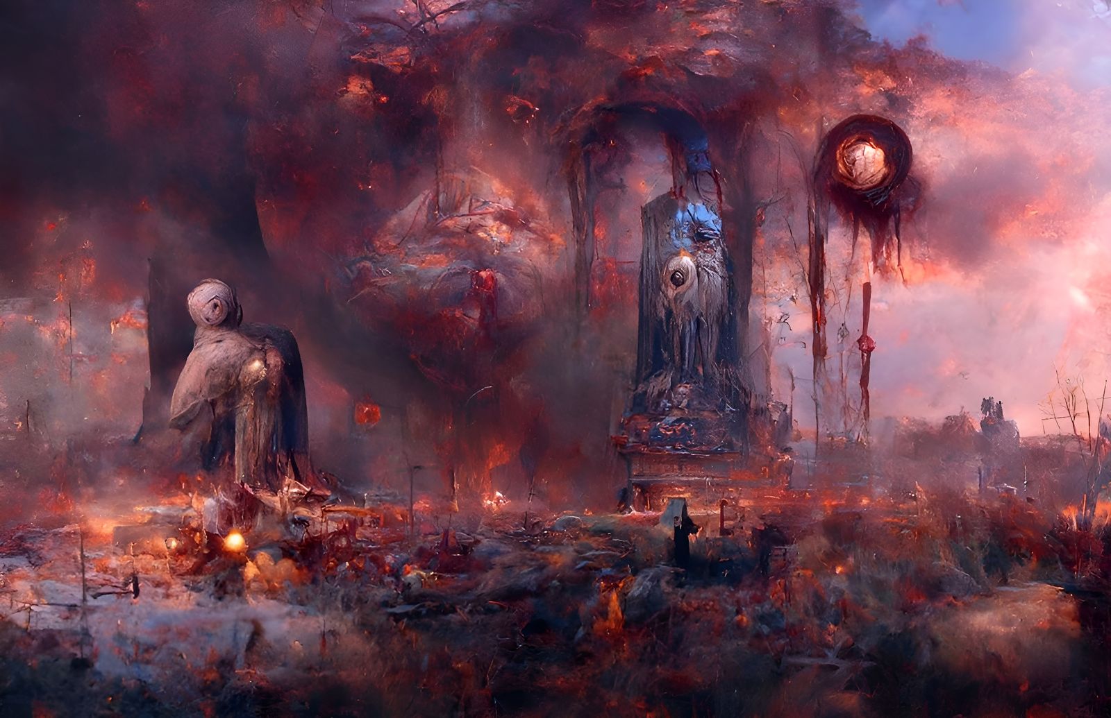 Weeping Allegory of Betrayal in a Sinister Style