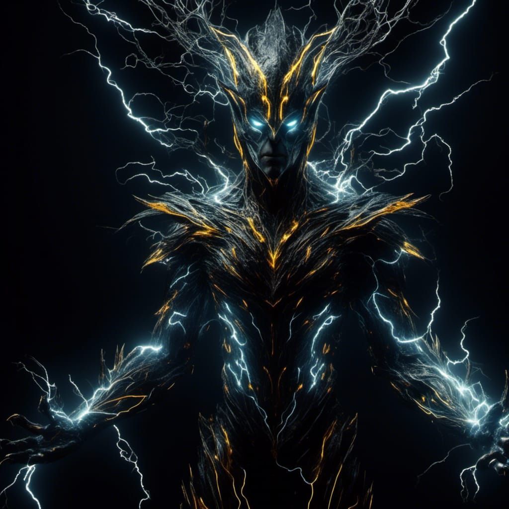 Electric Demon: Volt Demonic Creature of Lightning