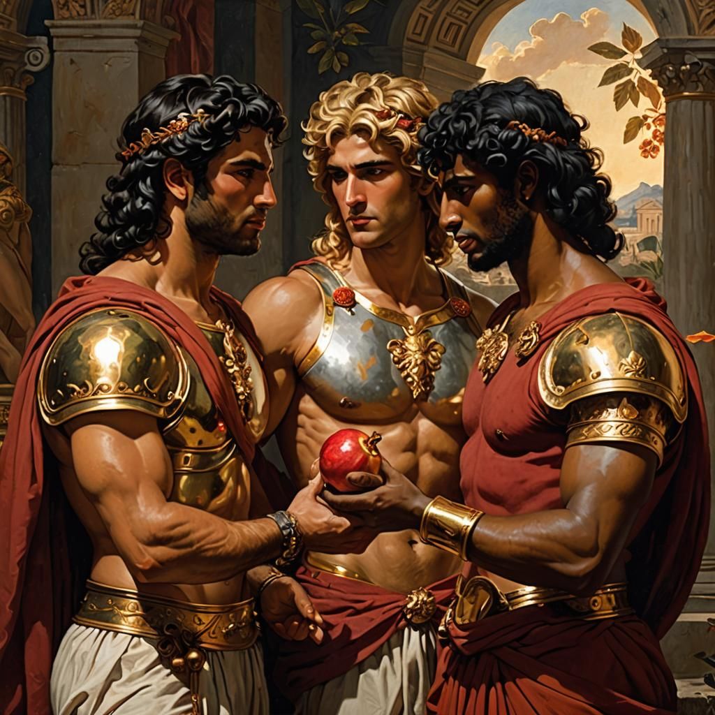 Achilles and Patroclus: A Homeric Epic Painting