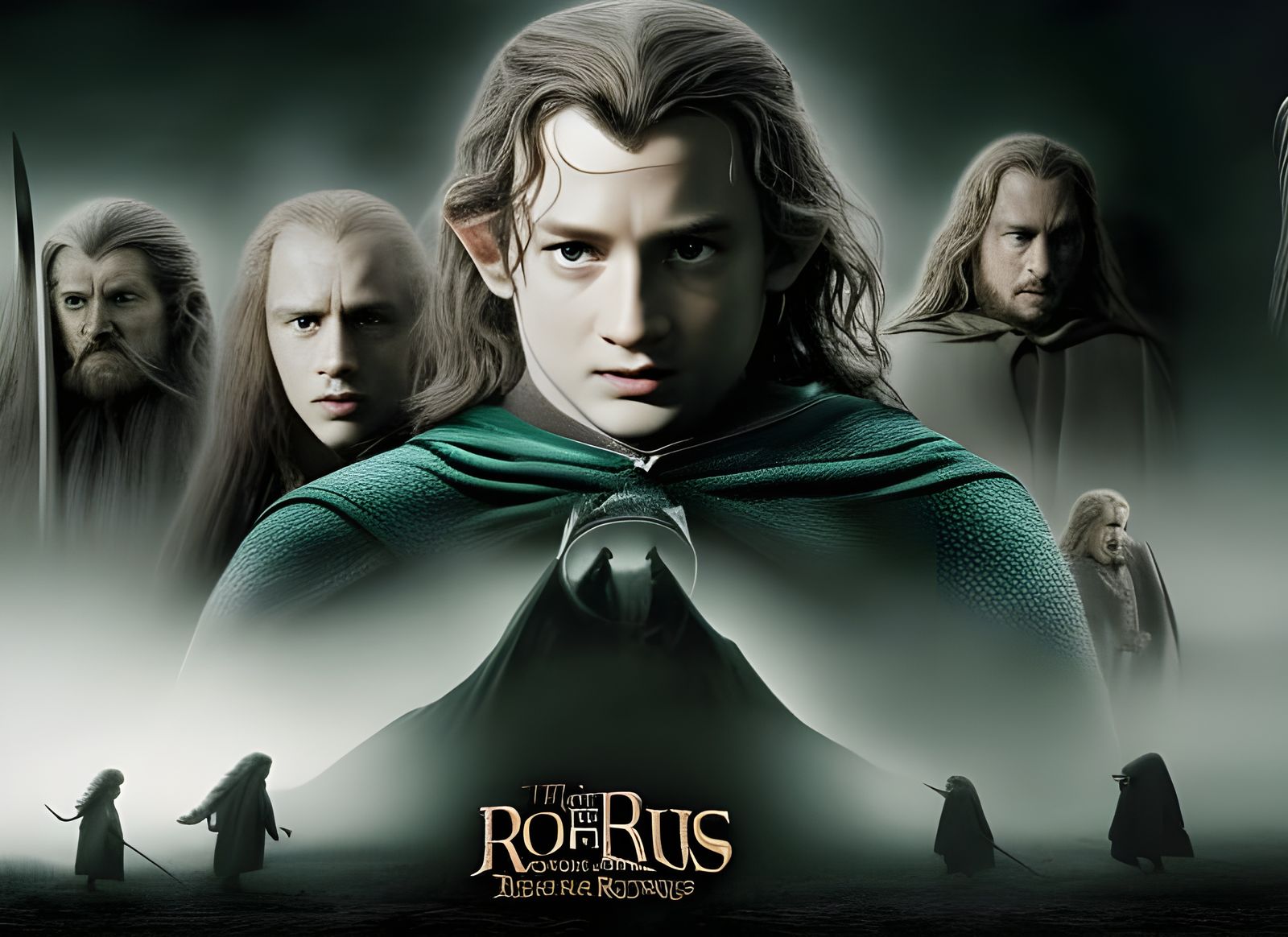 Lord of the Rings Inspired Fantasy Scene