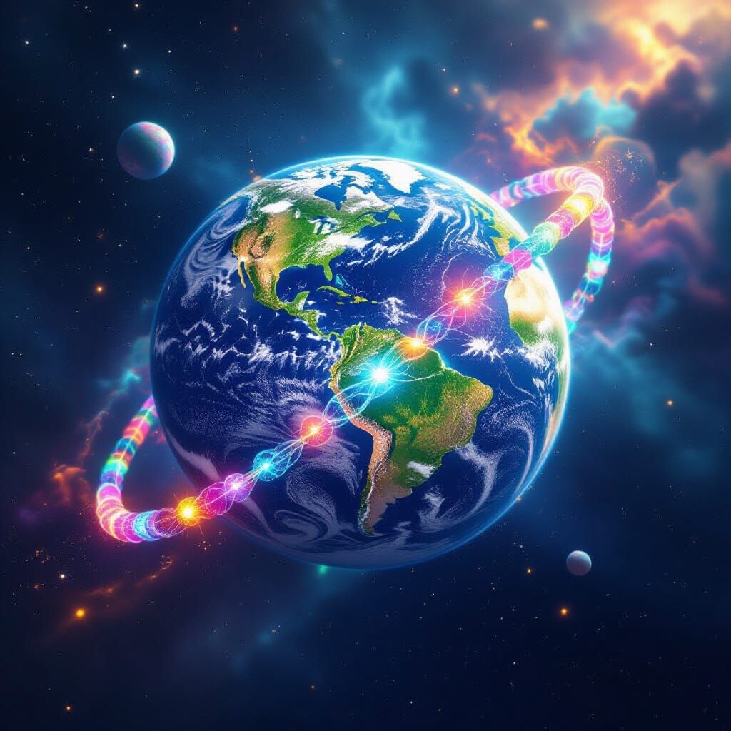 Quantum DNA Connects Earth to New Habitable Planet
