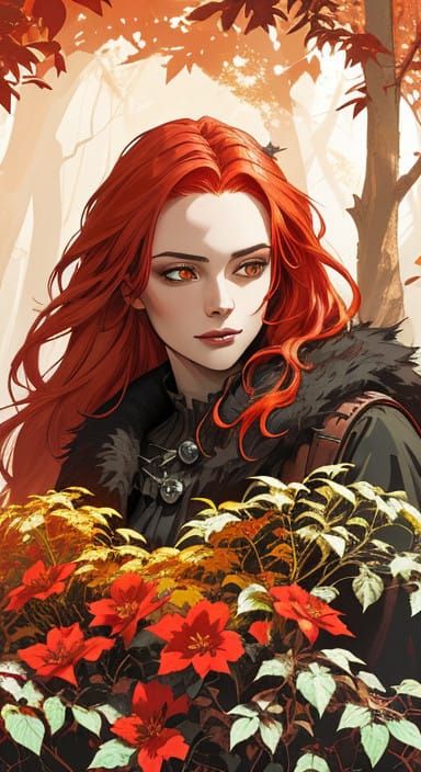 Enchanting Portrait in a Gothic, Hyperrealistic Style