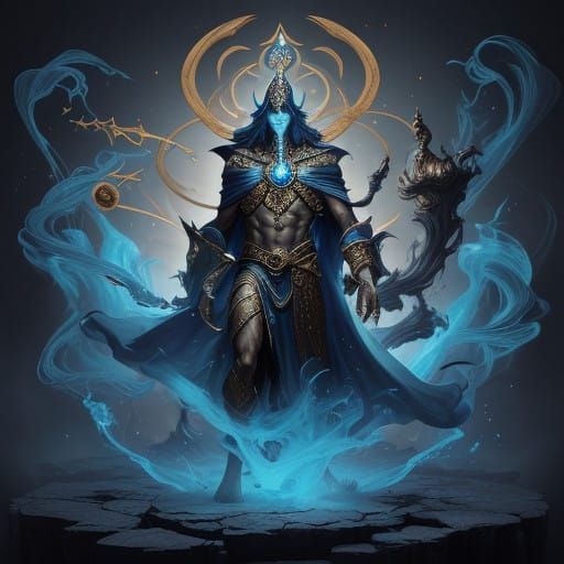 Mysterious Djinn Emerge from Ancient Lamp