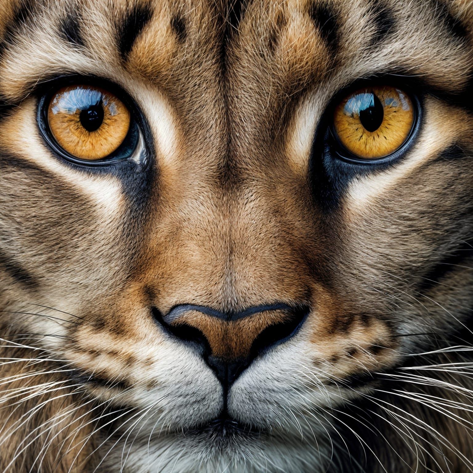 Cougar with Bright Eyes