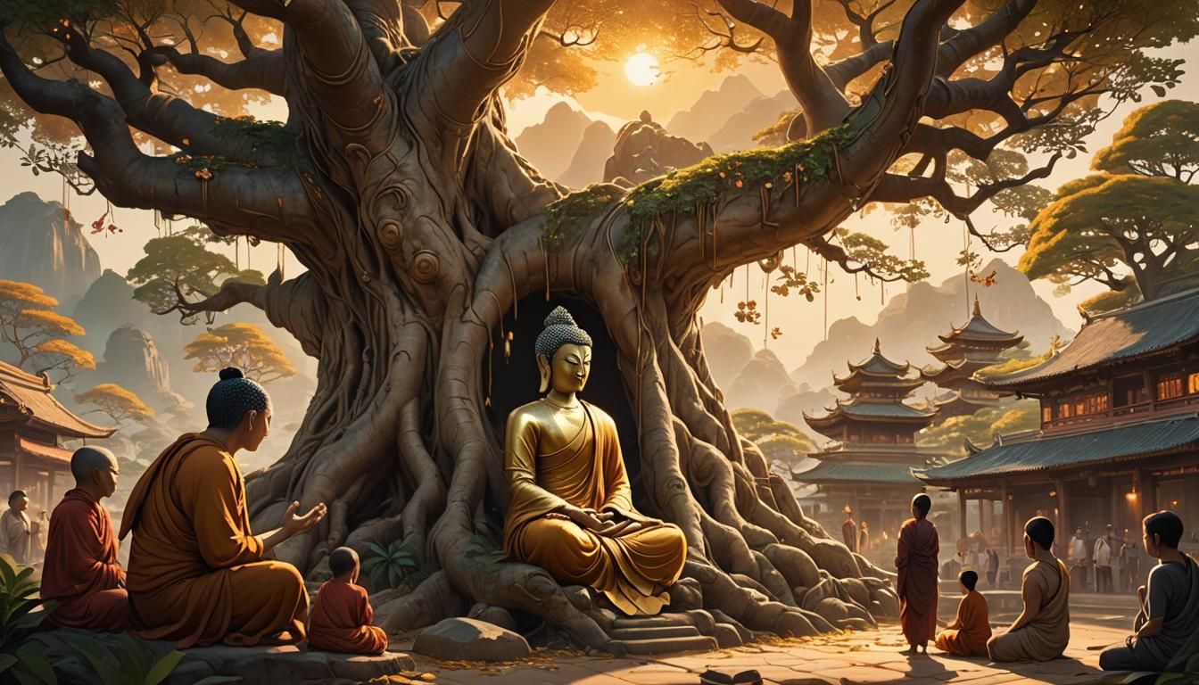 Kisagotami's Grief: Buddha and the Lifeless Son