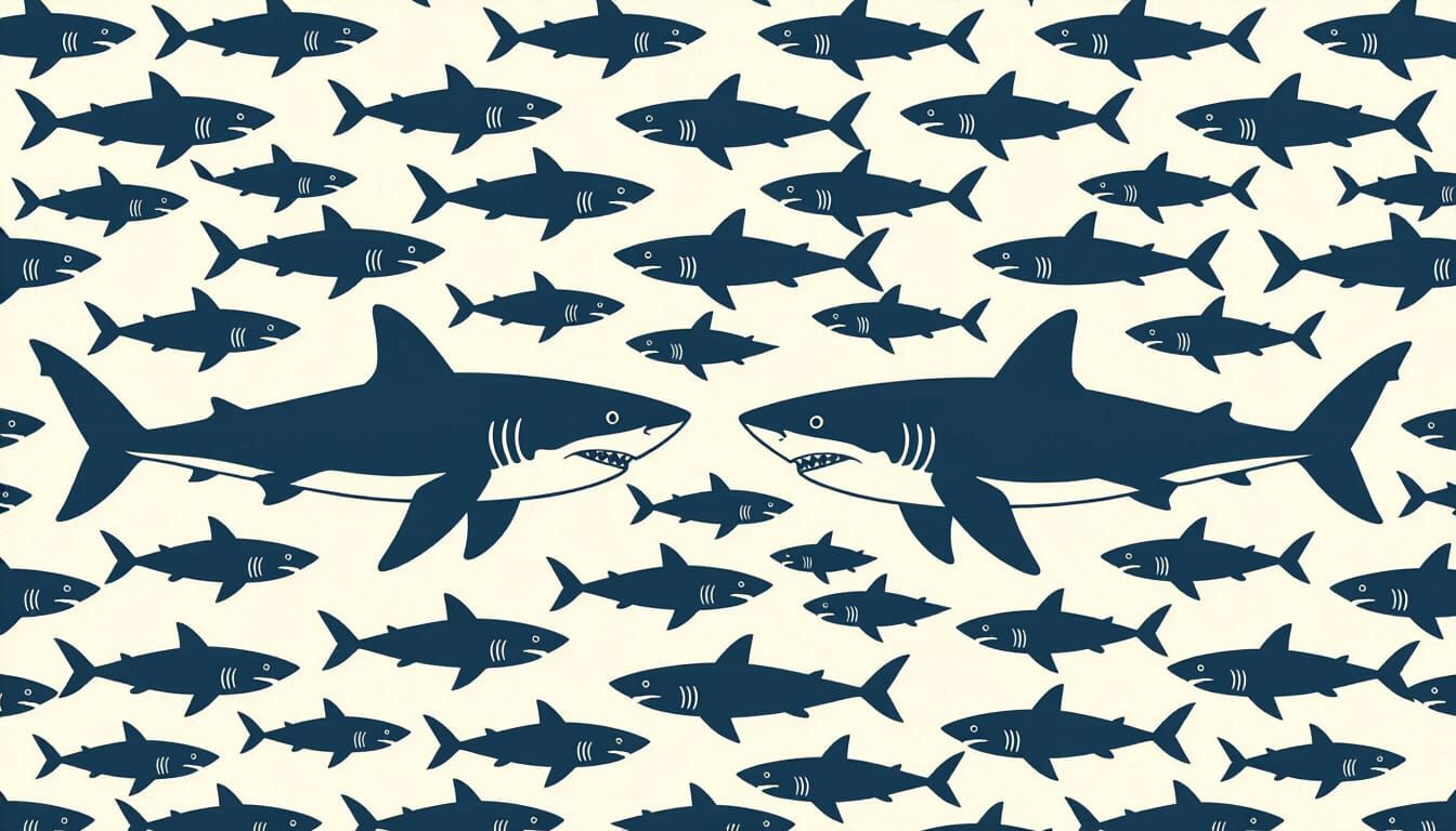 Overcrowded Waters: An Abundance of Sharks