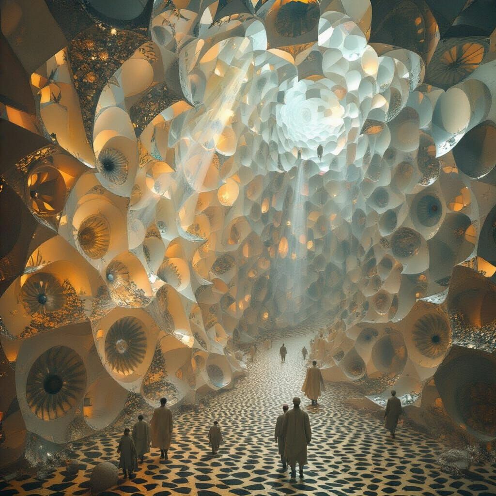 Götterdämmerung 3D broken jagged masterpiece wonderland semi...