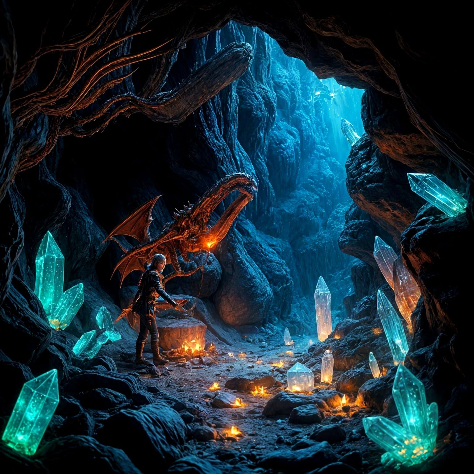 Dragon Bone Cave Discovery: Concept Art