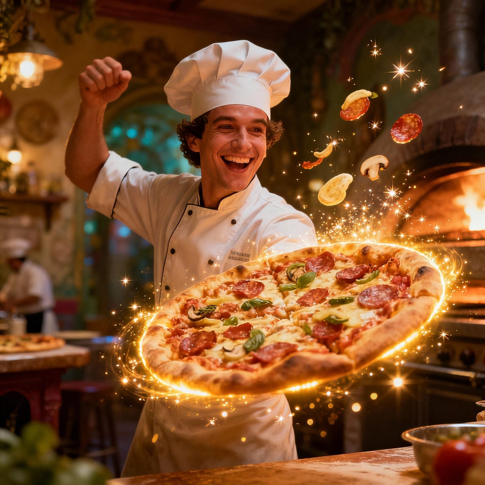 A perfect pizza is magic