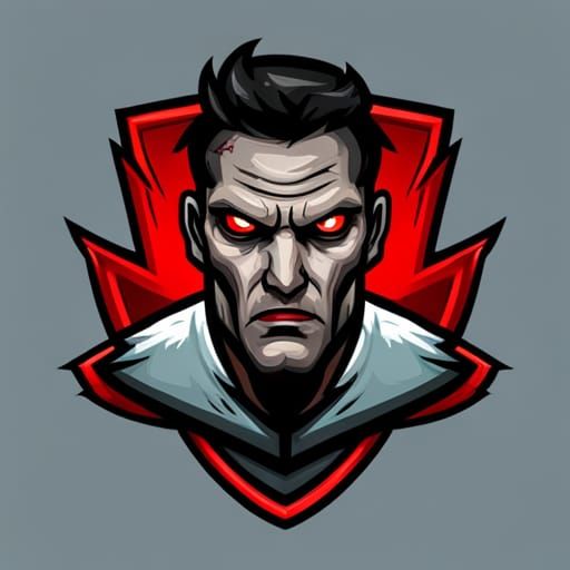 Zombified Viper Head Esports Logo Illustration