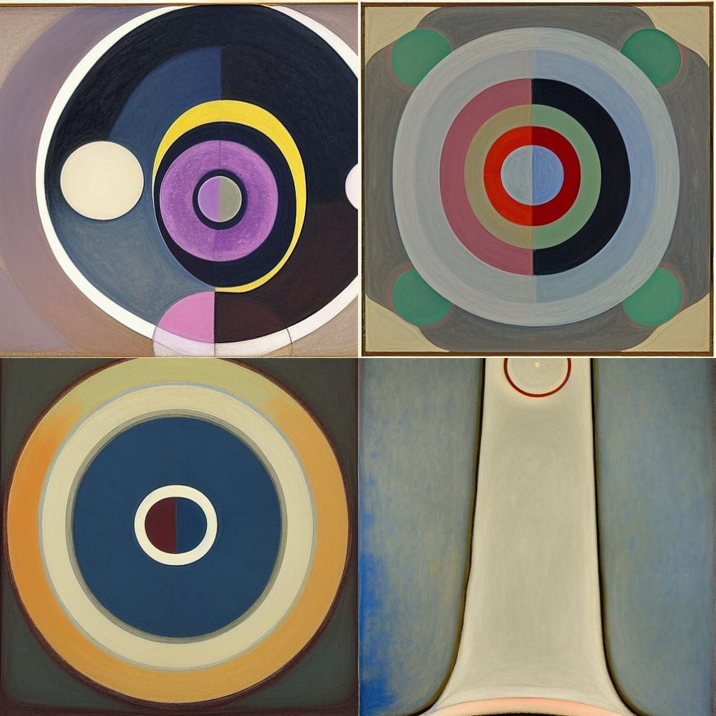 Abstract Composition in Early 20th Century Style