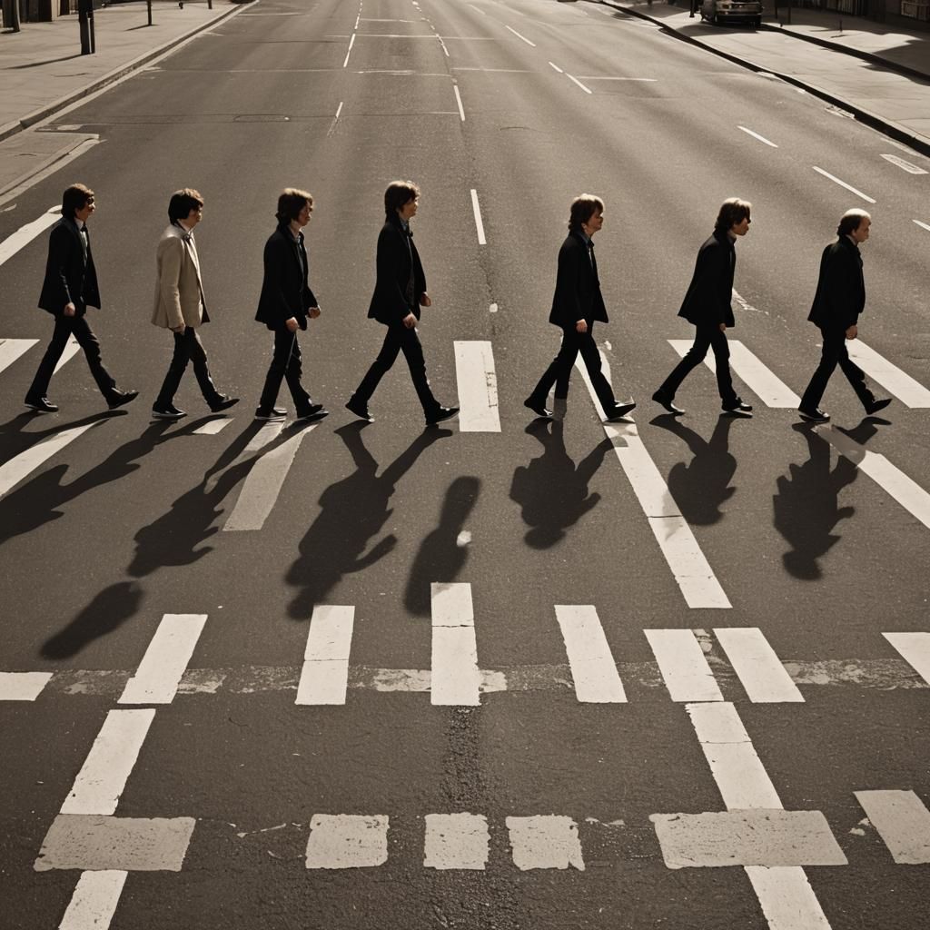The Rolling Stones Cross Abbey Road: Street Photography