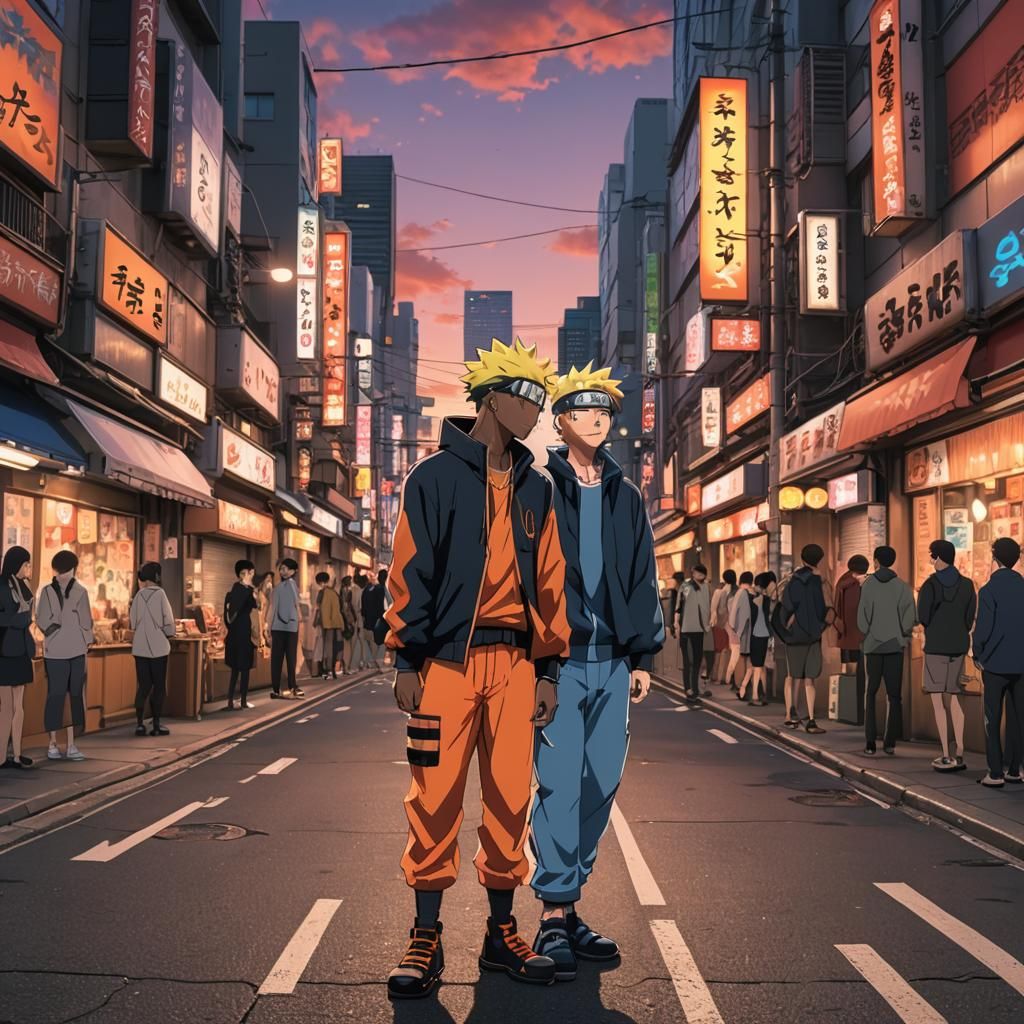 Naruto and 2Pac's Romantic Date in Tokyo